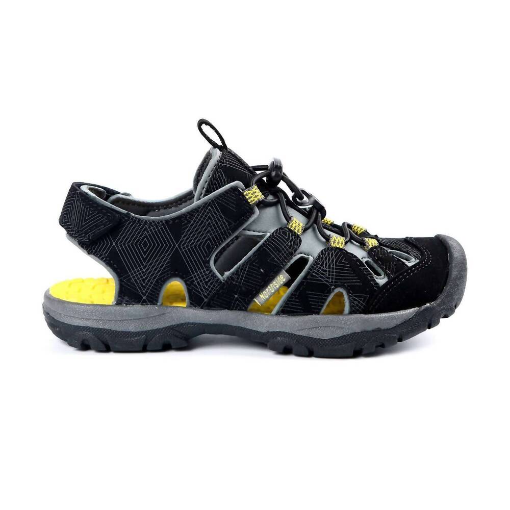 NEW NORTHSIDE toddler's burke se sport sandal in black